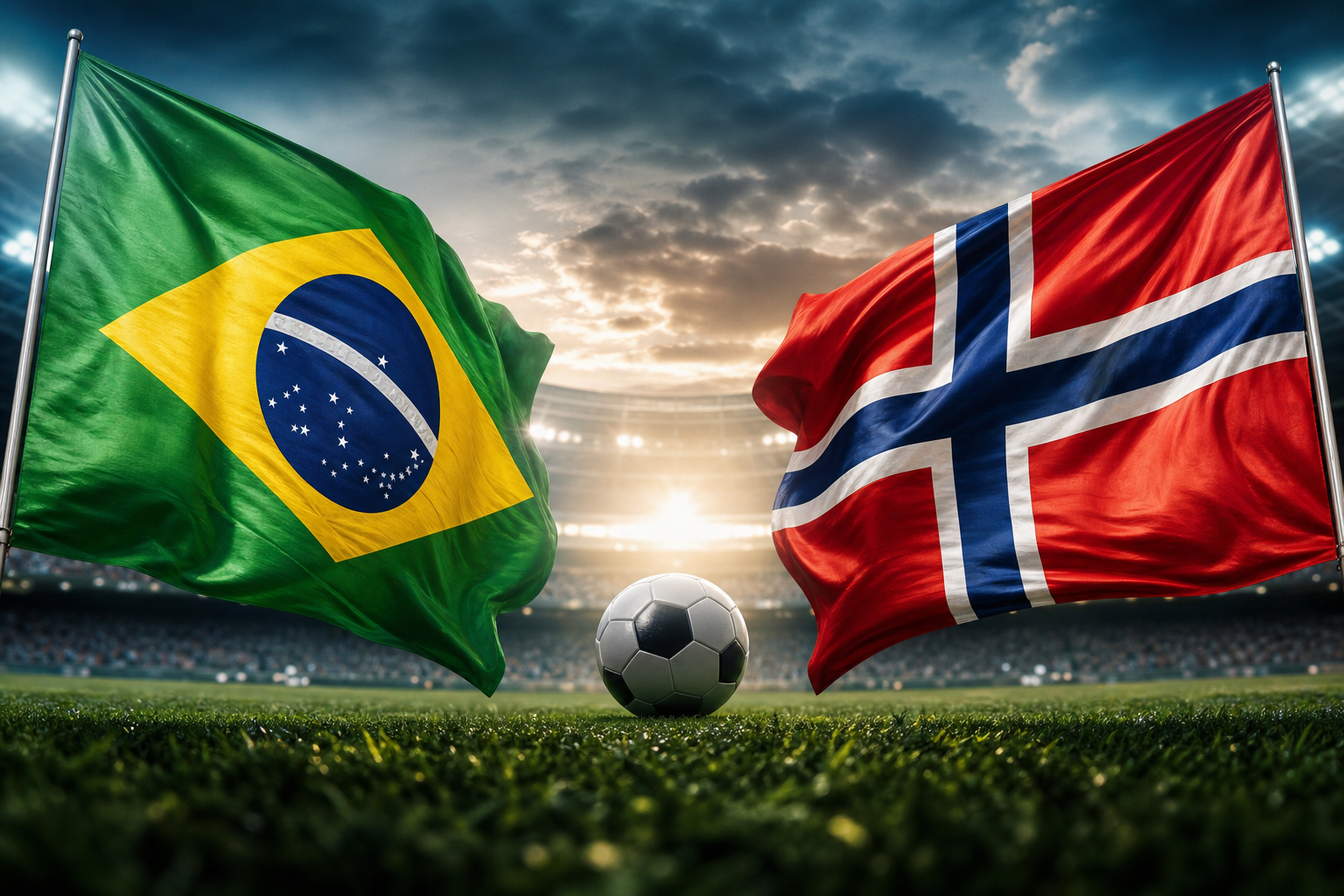 Brazil vs Na Uy 03:00 06/07